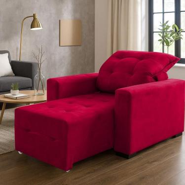 Imagem de Poltrona Amamentação E Decoração Helena Vermelho