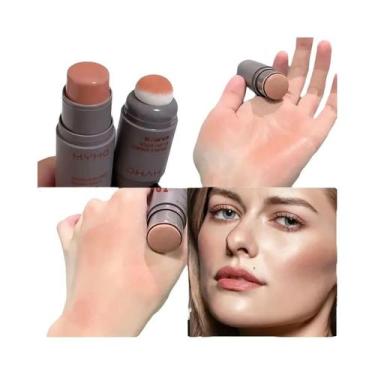 Imagem de Blush Cremoso Matte de Longa Duração - Ponta Dupla com Cores Expansíve