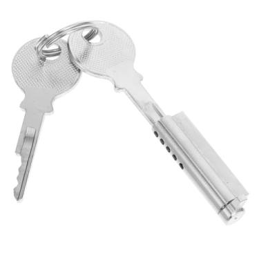 Imagem de Operitacx Trava de geladeira resistente com chaves para congeladores de porta de vidro resistente ao frio para unidades de refrigeração, vedação de economia de energia, fácil instalação, lojas