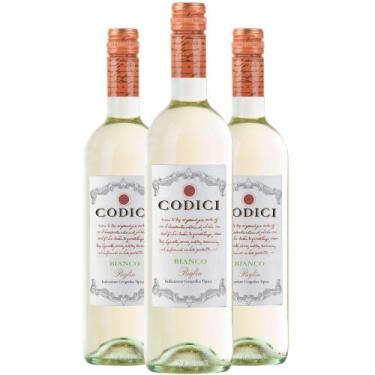 Imagem de Vinho Branco Codici Puglia 750ml (3 und) - Codici Masserie