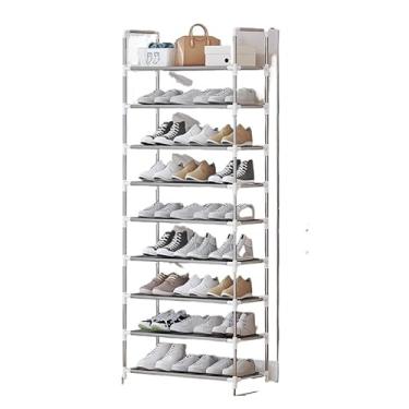 Imagem de Prateleira Sapateira 9 Andares De Metal E Plastico Organizador Prata Para Sapatos Calçados((ORG051) Sapateira 9 Andar)
