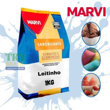 Imagem de Saborizante Para Sorvete Em Pó Marvi 1kg Picolé Geladinho Chup Chup Sa