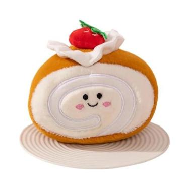 Imagem de Brinquedo De Pelúcia Em Forma De Bolo De Morango, Presente Fofo Para C