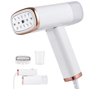 Imagem de Vaporizador de Roupas Portátil 1000W Poderoso Plegável Tanque Água Grande Capacidade 120ml Aquecimento Rápido em 20s Penetrante Removedor Rugas Ferro