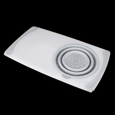 Imagem de aqxreight 3 Em 1 Multifuncional Retrátil Pia de Cozinha Tábua de Corte Drenagem Cesta Stroage Furos Densos e o De/pia Multifuncional Dobrável/corte 1 Conveniente
