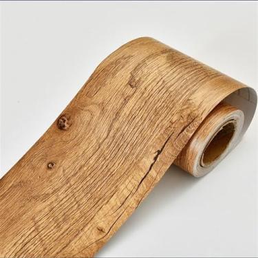 Imagem de Faixa autoadesiva de borda de parede de 10 metros à prova d'água, decoração de borda de parede, painéis de parede de PVC destacam e colam borda de teto moldura de porta linha de cintura decoração de
