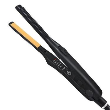 Imagem de Mini Prancha De Cabelo Cerâmica E Modelador 2 Em 1 Profissional Com Te