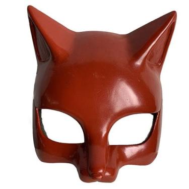 Imagem de Máscara de cosplay Goro Akechi Persona Halloween Carnival Latex - yiwe