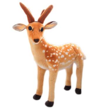 Imagem de Simulação de boneca de pelúcia Sika Deer 50 cm com enchimento de seda 
