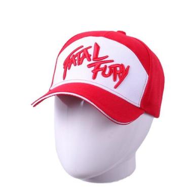 Imagem de Boné de beisebol Fatals Furys Anime Snapback HipHop Flat Black - Yiwei