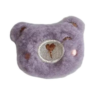 Imagem de Suporte De Celular De Pelúcia Urso Fofo Dobrável Para iPhone Samsung -