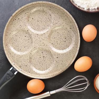Imagem de Frigideira Multifuncional Antiaderente 4 Em 1 Ovos Hambúrguer Omelete 