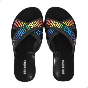 Imagem de Tamanco Mini Melissa M-Lover Slide Infantil Preto