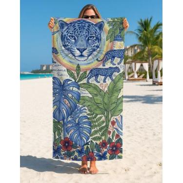 Imagem de Toalha Banho E Praia Estampa Tropical Coqueiros Verão Summer - Use Thu
