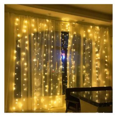 Imagem de Cortina 300 leds warm fixo tom. m/mf 127v 3x2m - GLOBAL IMPORTADORA