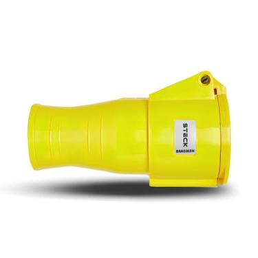 Imagem de Tomada Acoplamento S3054 - Amarela 3P 16A 110V - STECK