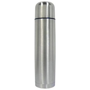 Imagem de Garrafa Isotermica 1litro Com Tampa Em Inox Prática Esporte - Casita