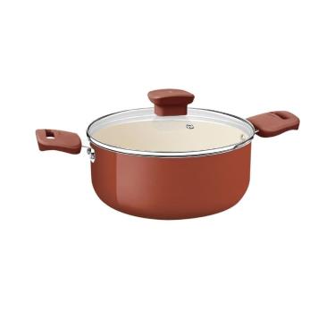 Imagem de Caçarola Tramontina Veronese Alumínio e Cerâmica Argila 22cm 3,6 L