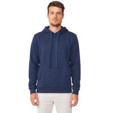 Imagem de Moletom Colcci Slim Fit Azul Darkness Masculino-Masculino