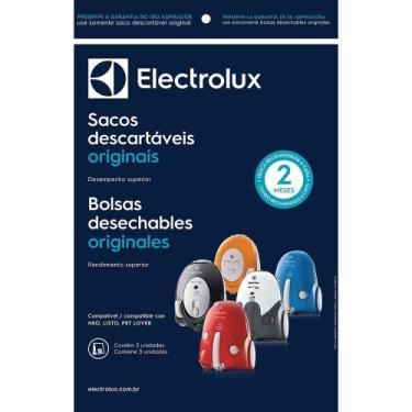 Imagem de Saco Descartável Aspirador Electrolux Neo/Listo Kit 45 Un