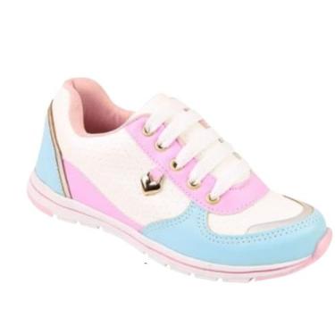Imagem de Tênis Casual Para Menina Tokpe, Branco, 31