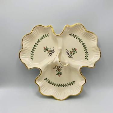 Imagem de Petisqueira Decorativa de Natal Renaissance 29,2x24,6cm- Luiz Salvador