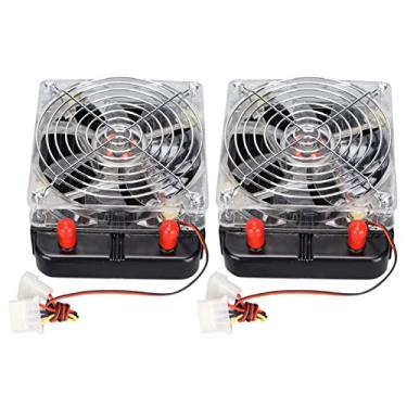 Imagem de Entatial Kit de montagem do ventilador de refrigeração, boa dissipação de calor, bomba de água, 10 tubos, dissipação de calor, kit completo de refrigerador de CPU para computador