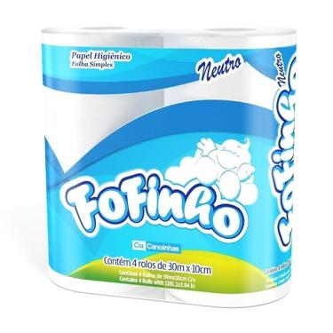 Imagem de Papel Higiênico Fofinho 04 Rolos De 30m cada