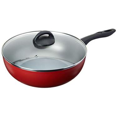 Imagem de Brinox - Wok com Tampa de Vidro 28Cm Chilli - Cereja