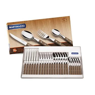 Imagem de Faquerio 24 Peças Martinazzo Prata
