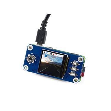 Imagem de waveshare Visor LCD de 1,3 polegadas para Raspberry Pi 4B/3B+/3B/2B/Zero/Zero W/Zero WH, tela IPS 240x240 Pixels RGB, cor de tela 65K com controlador integrado que se comunica via interface SPI