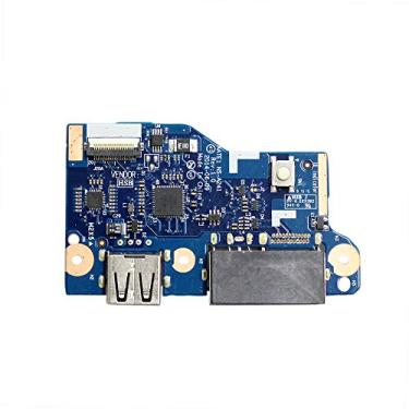 Imagem de Placa USB Suyitai de substituição para Lenovo ThinkPad E555 20DH Laptop DC Power Jack Placa de botão de porta USB (sem cabo) CN:00HN423 NS-A241