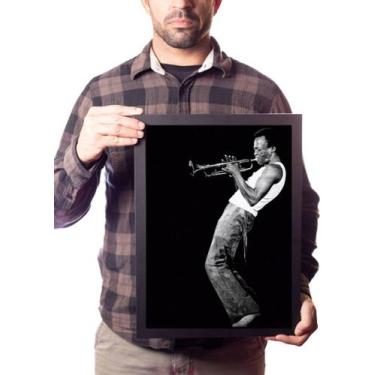 Imagem de Quadro Decorativo Miles Davis Boa Musica Jazz Trumpeter - Fanarte