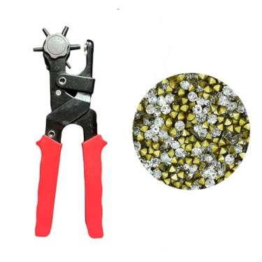 Imagem de Alicate Furador Couro Eva Cintos Artesanato 6 Furos Ferramenta Indispensável Para Quem Busca Precisão, Durabilidade E Conforto