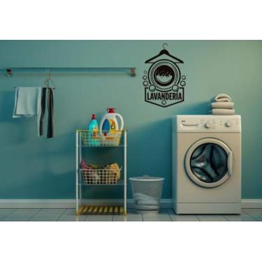 Imagem de Adesivo De Parede Lavanderia Mod24 - Lojinha Da Luc Adesivos