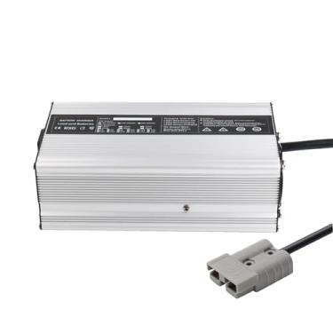 Imagem de Lzyjckh Carregador de Bateria de Chumbo-Ácido 12V/24V/36V/48V/60V/72V Carregadores de Baterias com Conector Anderson para Empilhadeiras/Carrinhos de Golfe,12v 30a silver,120A Anderson