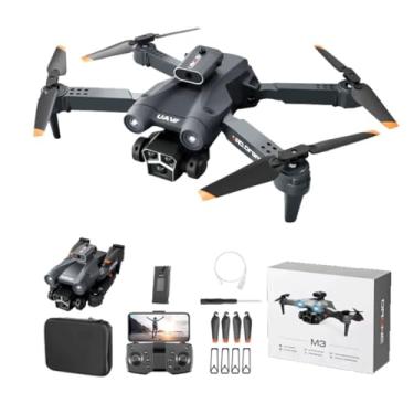 Imagem de Drone M3 Quadcopter dobrável Drone de longo alcance Aeronave RC profissional inteligente Aeronave com câmera dupla HD