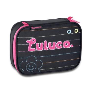 Imagem de Estojo Box Luluca 36 Elásticos Juvenil Meninas Escolar