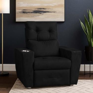 Imagem de Poltrona Idoso Reclinável 3 Posições Magazine Preto