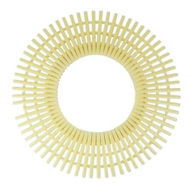 Imagem de Grade de drenagem de piscina - Capa de piso de plástico ABS durável, 8 peças 18 x 100 cm, protetor de filtro de calha externo/interno para gerenciamento eficiente da água