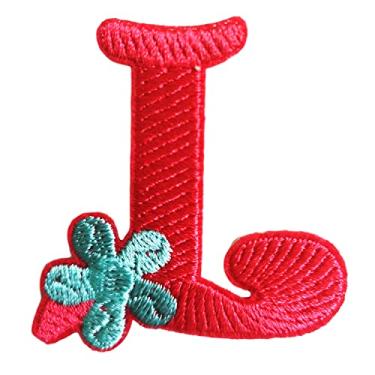 Imagem de 5 Pçs Patches de letras de chenille adesivos de ferro em remendos de letras universitárias com glitter bordado patch costurado em remendos para roupas chapéu camisa bolsa (rosa choque, G)