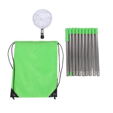 Imagem de Ferramenta Selecionadora de Frutas Com Pólo Estendido de 10 Seções, Selecionador de Manga Laranja Leve de Aço Inoxidável Com Cesta Grande para Cerejas, Laranjas, Ameixas, Damascos