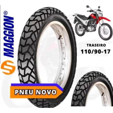 Imagem de Pneu maggion  moto  traseiro bros 110/90/17