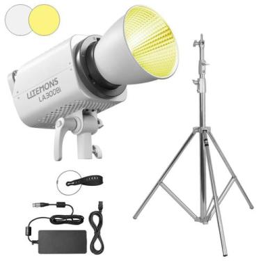 Imagem de Iluminador Led Bicolor Godox Estúdio La300bi Litemons 330w + Tripé Ino