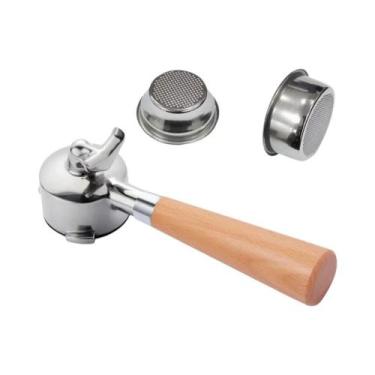 Imagem de Portafilter De Café De Boca Dupla De Aço Inoxidável 54mm Para Breville