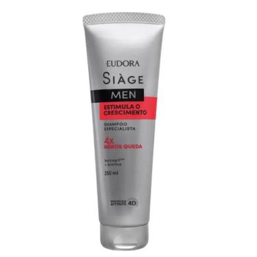 Imagem de Shampoo Antiqueda Estimula o Crescimento Masculino 250ml Eudora Siàge 