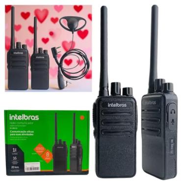 Imagem de Par Rádio Comunicador RC3002 G2 Intelbras UHF Analógico + Fone Lapela