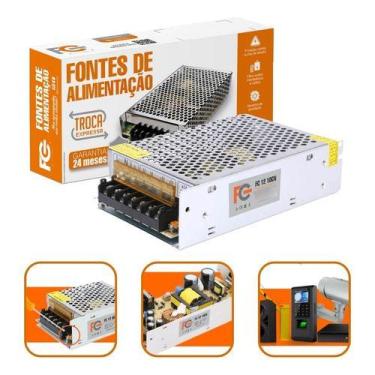 Imagem de Fonte Chaveada Colmeia 10a 12v 120w Fc