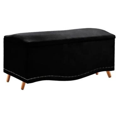 Imagem de Calçadeira Sapateira Baú Holanda 140cm De Largura Sintético Facto Star Confort Black