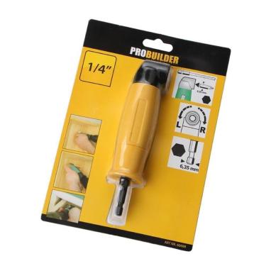 Imagem de Extensor Adaptador Mandril Para Furadeira E Parafussadeira Angular 90º Para Cantos E Lugares Apertados
